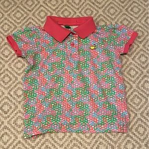 Toddler Girls Masters Golf Polo Pink 3T